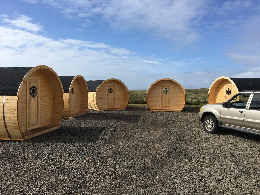Framtid Camping Lodging Barrels Djúpivogur المظهر الخارجي الصورة
